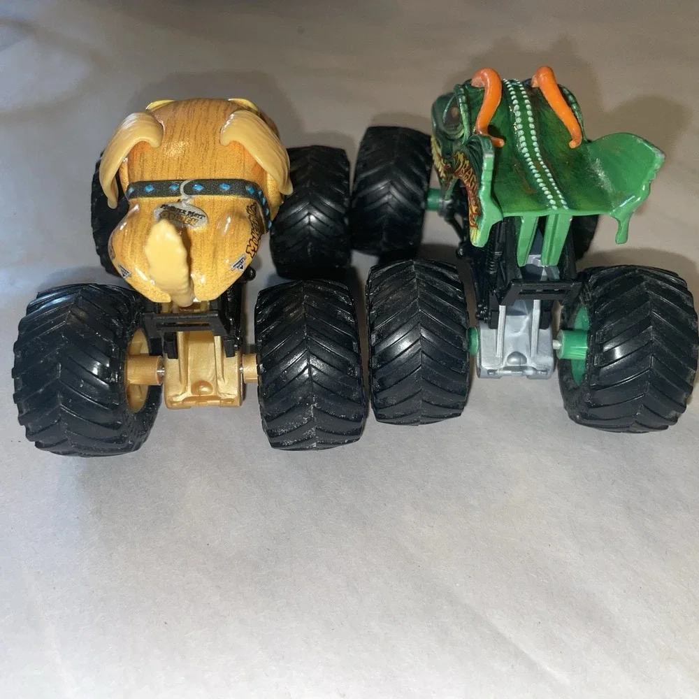 Four Monster Truck Metal Body Diecast 1:64